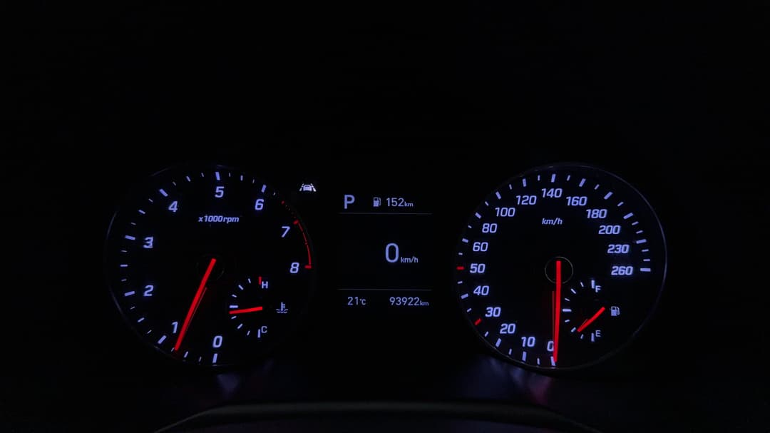 2019 Hyundai Elantra Sport Premium (black), Automatic, 93922 km, Odometer View
