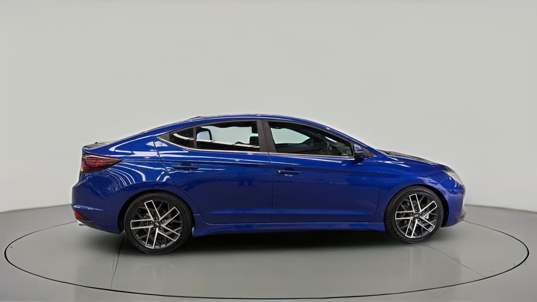 2019 Hyundai Elantra Sport Premium (black), Automatic, 93922 km, Right Side View