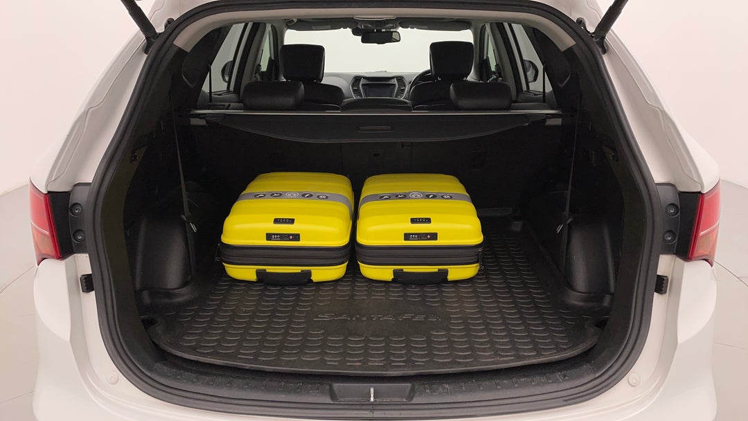 Boot Inside View with Luggage
