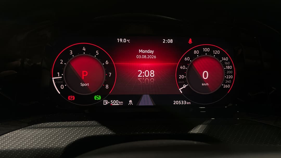 2021 Volkswagen Golf 110tsi R-line, Automatic, 20533 km, Odometer View