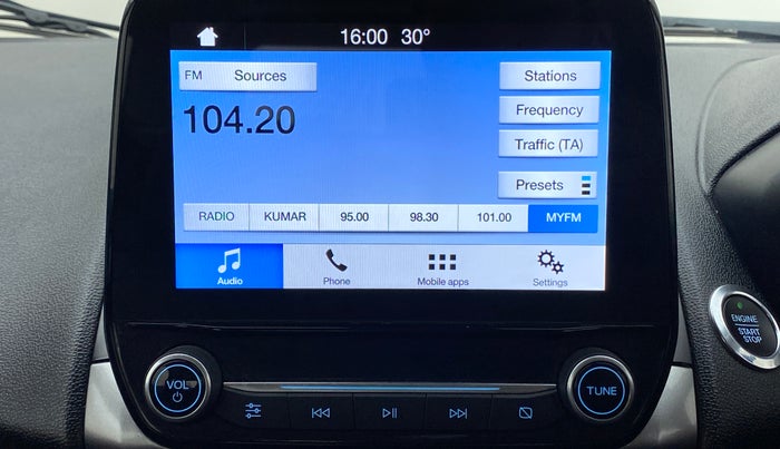 2019 Ford Ecosport TITANIUM + 1.5L PETROL AT, Petrol, Automatic, 41,644 km, Infotainment System