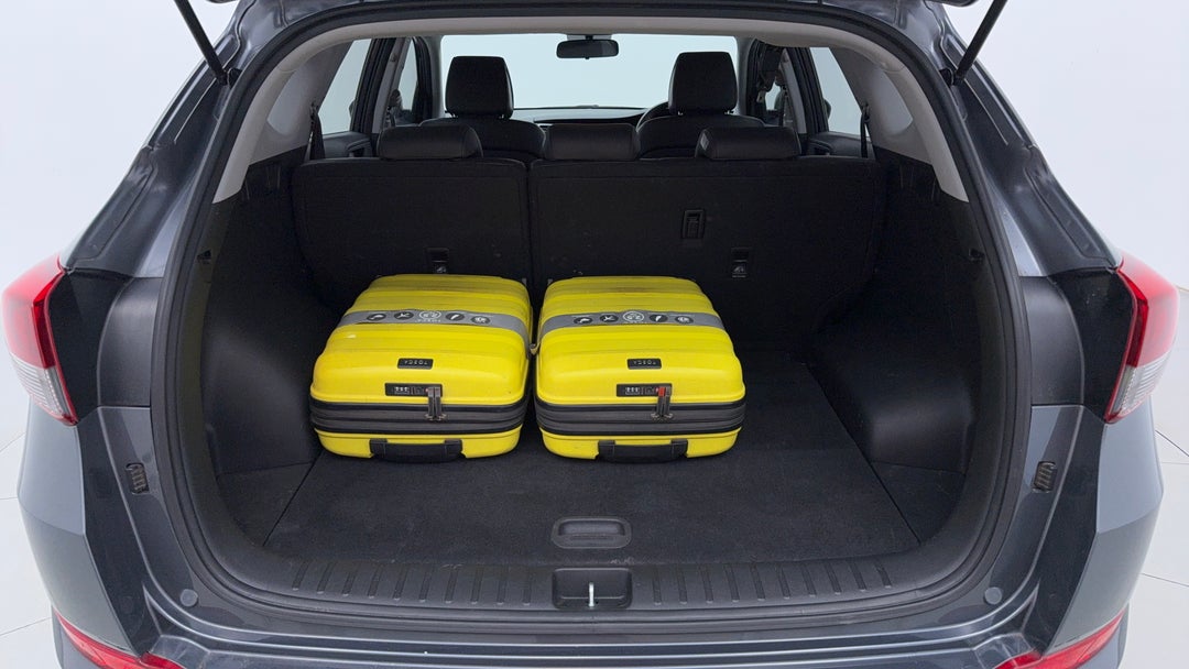 Boot Inside View with Luggage