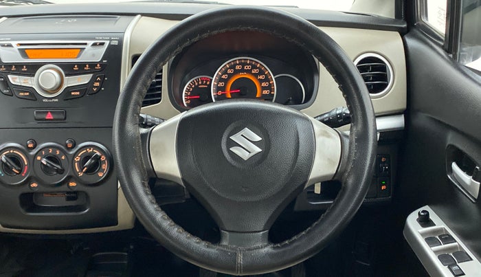 2015 Maruti Wagon R 1.0 VXI, Petrol, Manual, 28,725 km, Steering Wheel Close Up