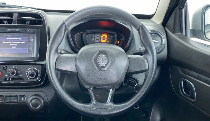 2018 Renault Kwid 1.0 RXT Opt, Petrol, Manual, 15,030 km, Steering Wheel Close Up