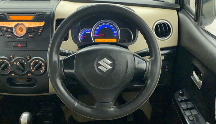 2017 Maruti Wagon R 1.0 VXI AMT, Petrol, Automatic, 87,698 km, Steering Wheel Close Up