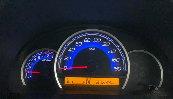 2017 Maruti Wagon R 1.0 VXI AMT, Petrol, Automatic, 87,698 km, Odometer Image