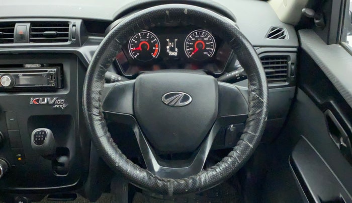 2019 Mahindra KUV 100 NXT K2 P 6 STR, Petrol, Manual, 21,003 km, Steering Wheel Close Up