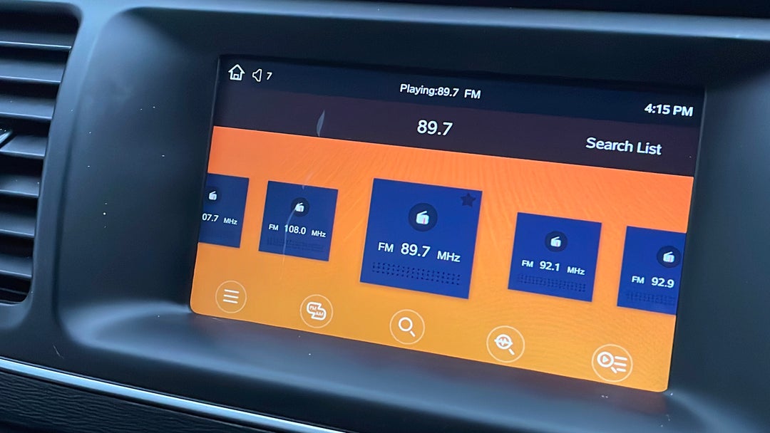 Infotainment System Face Plate Scuff