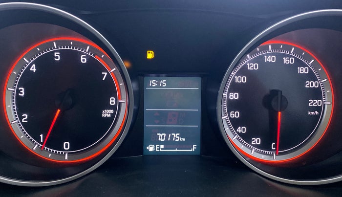 2018 Maruti Swift VXI D, Petrol, Manual, 70,212 km, Odometer Image