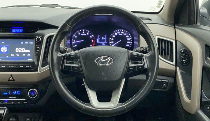 2017 Hyundai Creta SX PLUS AT 1.6 PETROL, Petrol, Automatic, 97,470 km, Steering Wheel Close Up