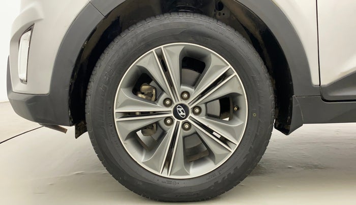 2017 Hyundai Creta SX PLUS AT 1.6 PETROL, Petrol, Automatic, 97,470 km, Left Front Wheel