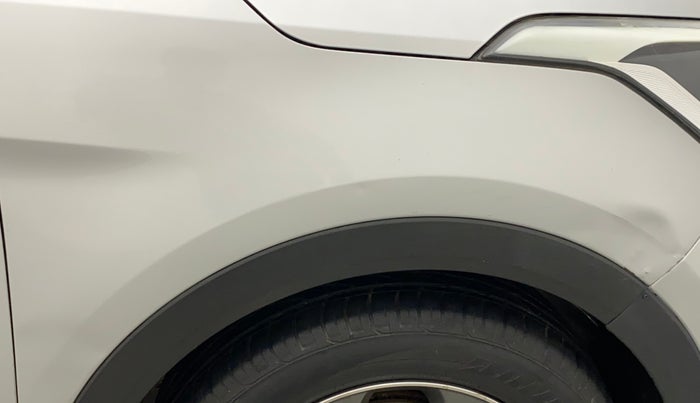 2017 Hyundai Creta SX PLUS AT 1.6 PETROL, Petrol, Automatic, 97,470 km, Right fender - Slightly dented