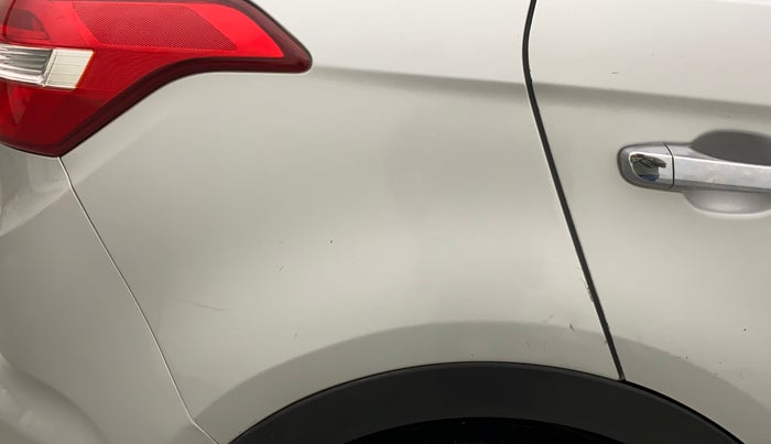 2017 Hyundai Creta SX PLUS AT 1.6 PETROL, Petrol, Automatic, 97,470 km, Right quarter panel - Slightly dented