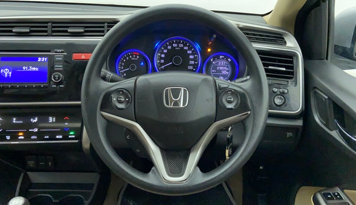 2014 Honda City V MT PETROL, Petrol, Manual, 80,311 km, Steering Wheel Close Up