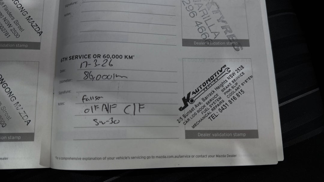 2017 Mazda Mazda2 Neo, Manual, 86429 km, Service History