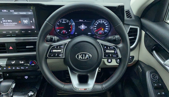 2020 KIA SELTOS 1.4 GTX+ TURBO GDI PETROL AT, Petrol, Automatic, Steering Wheel Close Up