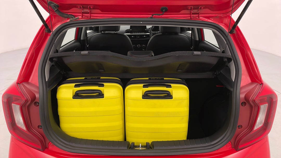 Boot Inside View with Luggage