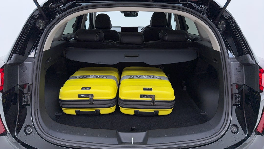 Boot Inside View with Luggage