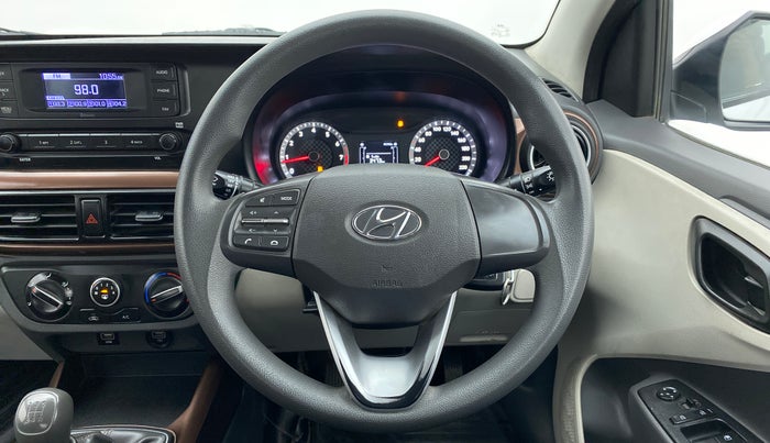 2021 Hyundai AURA S 1.2 CNG, CNG, Manual, 64,540 km, Steering Wheel Close Up