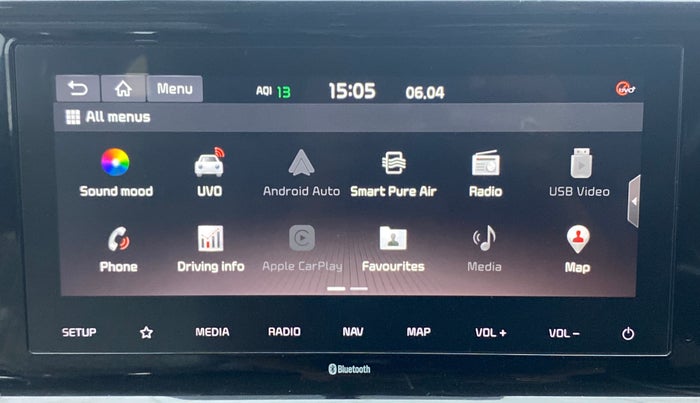 2019 KIA SELTOS HTX 1.5 PETROL MT, Petrol, Manual, 57,179 km, Touchscreen Infotainment System