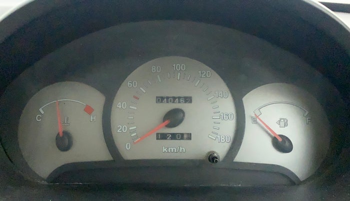 2011 Hyundai Santro Xing GL, Petrol, Manual, 40,610 km, Odometer Image