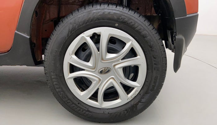 2017 Mahindra Kuv100 K4 6 STR, Petrol, Manual, 48,126 km, Left Rear Wheel