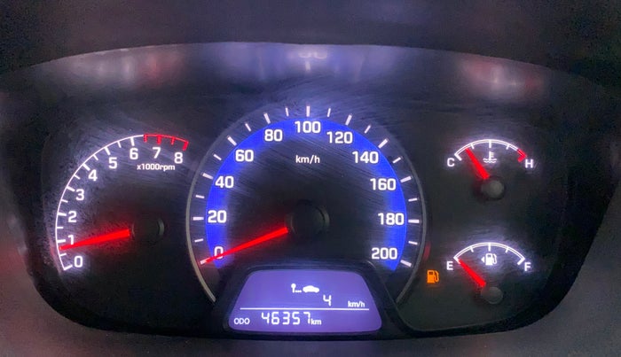 2017 Hyundai Xcent SX 1.2, Petrol, Manual, 46,357 km, Odometer Image