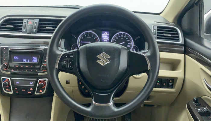 2017 Maruti Ciaz ZETA 1.4 VVT, Petrol, Manual, 56,606 km, Steering Wheel Close Up