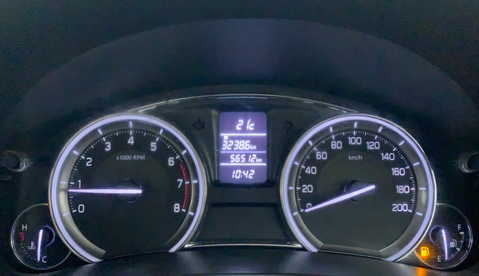 2017 Maruti Ciaz ZETA 1.4 VVT, Petrol, Manual, 56,606 km, Odometer Image