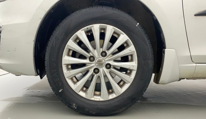 2017 Maruti Ciaz ZETA 1.4 VVT, Petrol, Manual, 56,606 km, Left Front Wheel