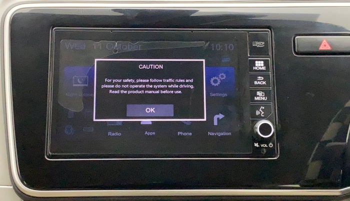 2017 Honda City 1.5L I-VTEC ZX CVT, Petrol, Automatic, 76,428 km, Infotainment System