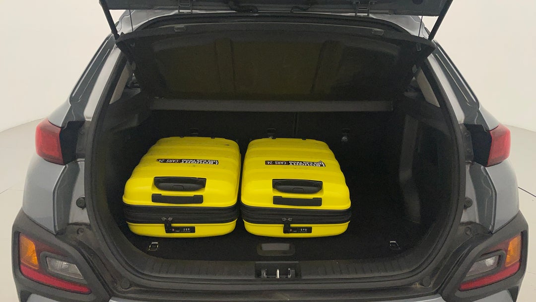 Boot Inside View with Luggage
