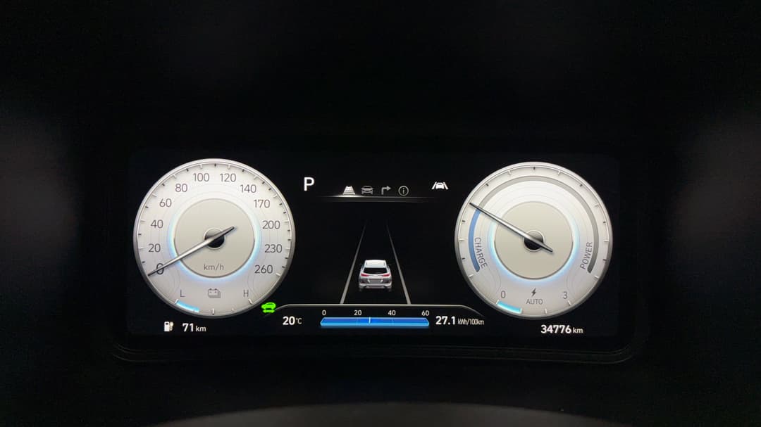 2022 Hyundai Kona Elite Electric Std Range, Automatic, 34776 km, Odometer View