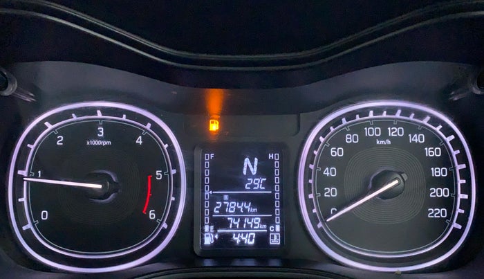 2019 Maruti Vitara Brezza ZDI + AMT, Diesel, Automatic, 74,407 km, Odometer Image