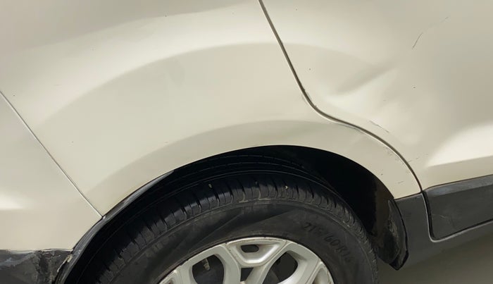 2015 Ford Ecosport TITANIUM 1.5L PETROL AT, Petrol, Automatic, 84,432 km, Right quarter panel - Slightly dented