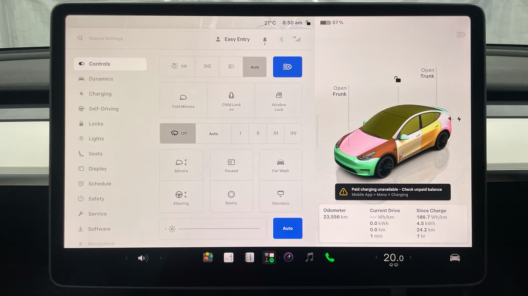 2023 Tesla Model Y Performance, Automatic, 23556 km, Utility Switches/Buttons