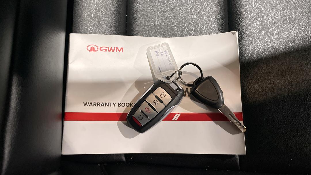 2021 GWM Ute Cannon (4x4), Automatic, 90636 km, Key Close-up