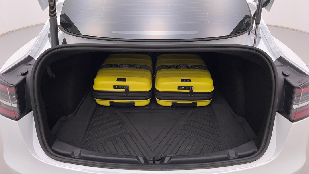 Boot Inside View with Luggage