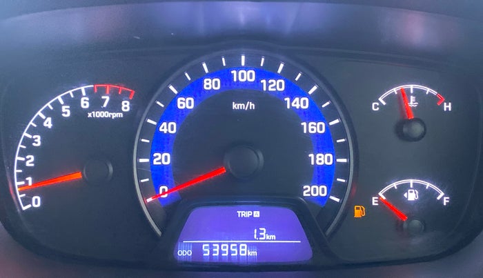 2015 Hyundai Xcent S 1.2 OPT, Petrol, Manual, 53,996 km, Odometer Image