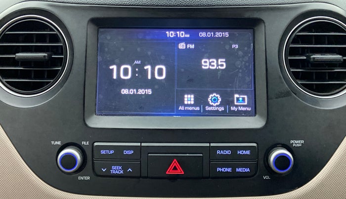 2018 Hyundai Grand i10 ASTA 1.2 KAPPA VTVT, Petrol, Manual, 44,299 km, Infotainment System
