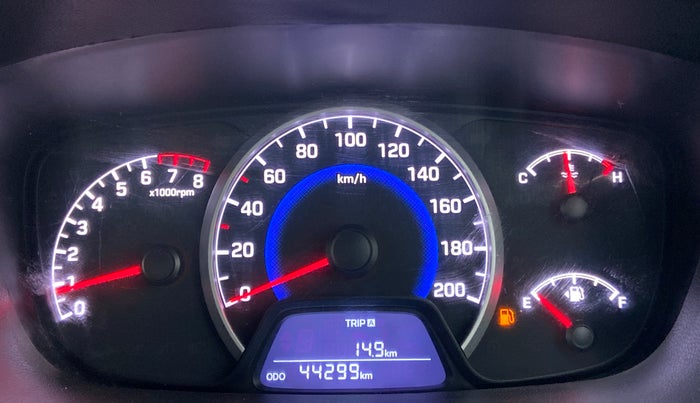 2018 Hyundai Grand i10 ASTA 1.2 KAPPA VTVT, Petrol, Manual, 44,299 km, Odometer Image