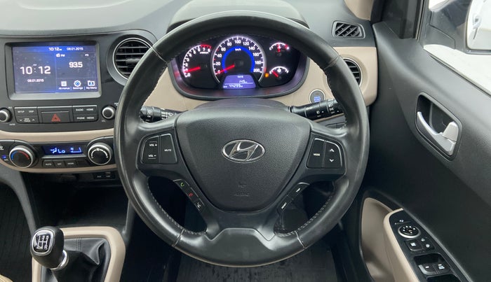2018 Hyundai Grand i10 ASTA 1.2 KAPPA VTVT, Petrol, Manual, 44,299 km, Steering Wheel Close Up