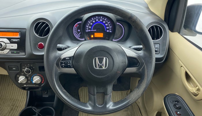 2015 Honda Amaze 1.2L I-VTEC S, Petrol, Manual, 76,438 km, Steering Wheel Close Up