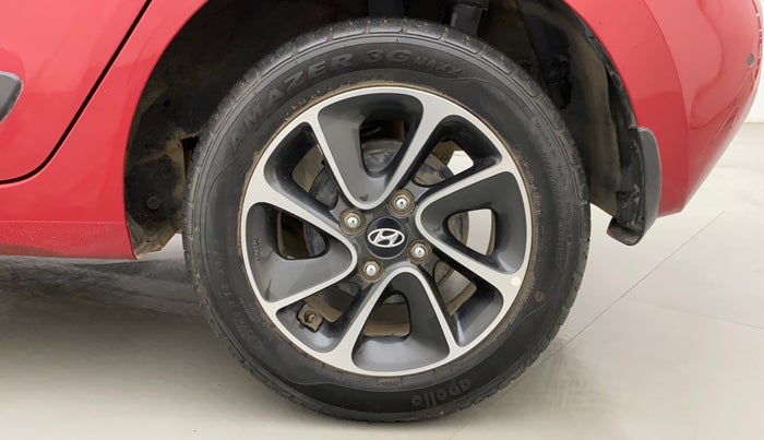 2018 Hyundai Grand i10 SPORTZ (O) AT 1.2 KAPPA VTVT, Petrol, Automatic, 21,242 km, Left Rear Wheel
