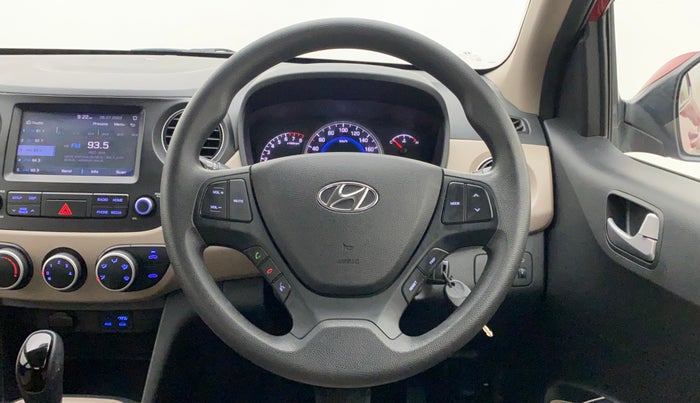 2018 Hyundai Grand i10 SPORTZ (O) AT 1.2 KAPPA VTVT, Petrol, Automatic, 21,242 km, Steering Wheel Close Up
