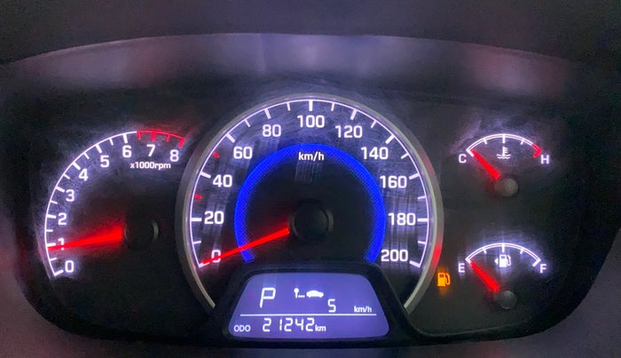 2018 Hyundai Grand i10 SPORTZ (O) AT 1.2 KAPPA VTVT, Petrol, Automatic, 21,242 km, Odometer Image