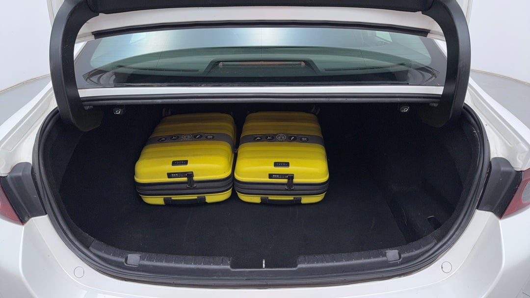 Boot Inside View with Luggage