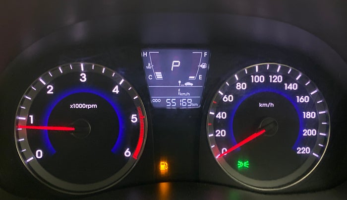 2014 Hyundai Verna FLUIDIC 1.6 CRDI SX AT, Diesel, Automatic, 55,206 km, Odometer Image