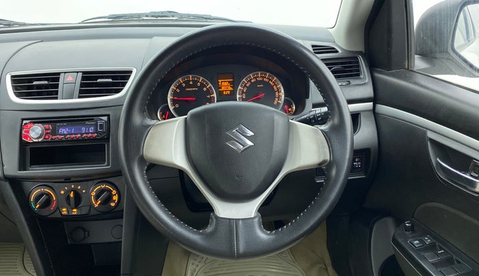 2014 Maruti Swift VXI D, Petrol, Manual, 80,474 km, Steering Wheel Close Up
