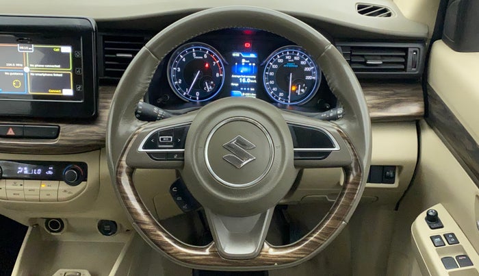 2019 Maruti Ertiga ZXI+ SHVS, Petrol, Manual, 58,577 km, Steering Wheel Close Up